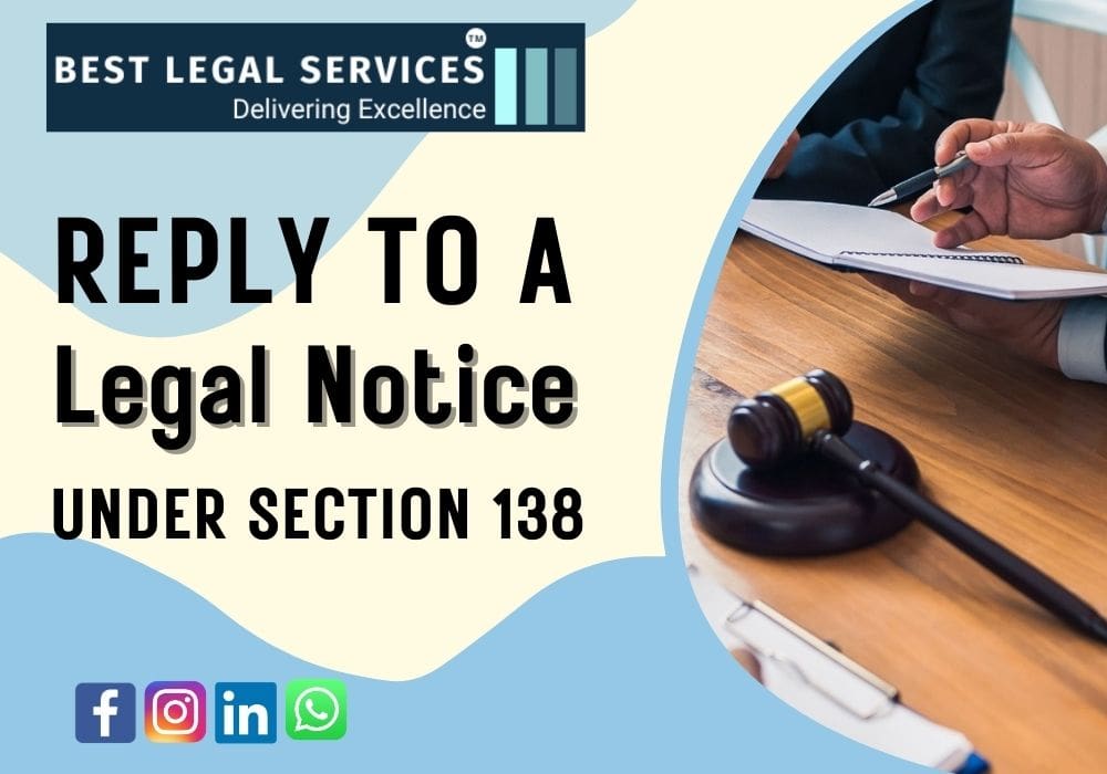 REPLY TO A LEGAL NOTICE UNDER SECTION 138